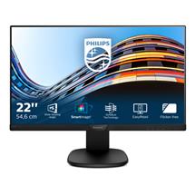 22" Black LCD Monitor Full HD Speakers 130mm Height Adjustable