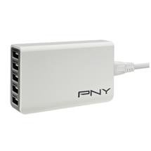 PNY P-AC-5UF-WUK01-RB mobile device charger Indoor Gray, White