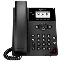 POLY 150, IP Phone, Black, Wired handset, In-band, 2 lines, Digital