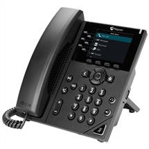 Polycom Analog Phones | POLY 350, IP Phone, Black, Wired handset, In-band, 6 lines, Digital