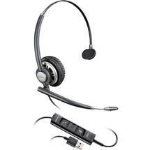 POLY Encorepro HW715 Headset Wired Headband Office/Call center Black,