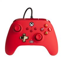 Xbox One Controller | PowerA Enhanced Wired Red USB Gamepad Analogue / Digital Xbox One,
