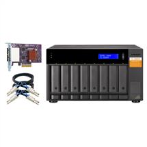 Qnap TL-D800S | QNAP TLD800S storage drive enclosure HDD/SSD enclosure Black, Grey
