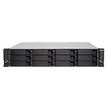 QNAP TS-1253BU-RP J3455 Ethernet LAN Rack (2U) Black NAS