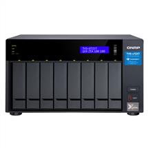 Qnap Network Attached Storage | QNAP TVS-872XT NAS Tower Ethernet LAN Black | In Stock