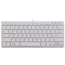 R-Go Tools R-Go Compact Keyboard, QWERTY (IT), white, wired