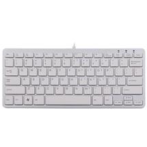 R-Go Tools R-Go Compact Keyboard, QWERTY (US), white, wired