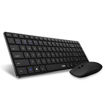 Rapoo  | Rapoo 9300M keyboard RF Wireless Black | In Stock | Quzo