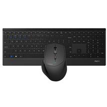 Rapoo 9500M keyboard Mouse included RF Wireless + Bluetooth QWERTY