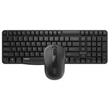 Keyboard And Mouse Bundle | Rapoo X1800S keyboard RF Wireless QWERTY English Black