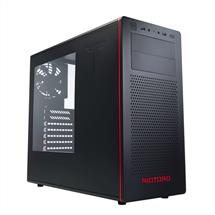 Riotoro CR480 computer case Midi Tower Black, Red | Quzo UK
