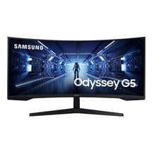 Samsung Monitors | Samsung Odyssey G55T 86.4 cm (34") 3440 x 1440 pixels UltraWide Quad