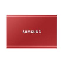 Samsung Portable SSD T7 500 GB Red | In Stock | Quzo UK