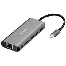 Sandberg  | Sandberg USB-C Dock HDMI+LAN+SD+USB,61W | In Stock