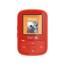Sandisk SDMX28-016G-G46R MP3/MP4 player MP3 player Red 16 GB