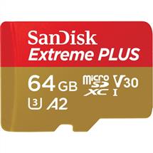 SanDisk 64GB Extreme Plus microSDXC Class 10 | Quzo UK