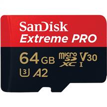 Sandisk 64GB Extreme Pro microSDXC Class 10 memory card
