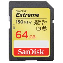 Sandisk Exrteme 64 GB. Capacity: 64 GB, Flash card type: SDXC, Flash