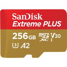 Extreme PLUS | SanDisk Extreme PLUS 256 GB MicroSDXC UHS-I Class 10