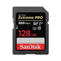 SanDisk Extreme PRO, 128 GB, SDXC, Class 10, UHSII, 300 MB/s, 260
