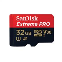 Black, Red | Sandisk Extreme Pro, 32 GB, MicroSDHC, Class 10, UHSI, 100 MB/s, 90
