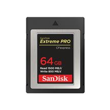 SanDisk Extreme Pro. Capacity: 64 GB, Flash card type: CFexpress, Read