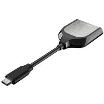 Sandisk Memory Card Readers & Adapters | SanDisk Extreme PRO card reader USB 3.2 Gen 1 (3.1 Gen 1) TypeC Black,