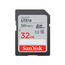 Sandisk Ultra | SanDisk Ultra, 32 GB, SDHC, Class 10, UHS-I, 120 MB/s, Class 1 (U1)