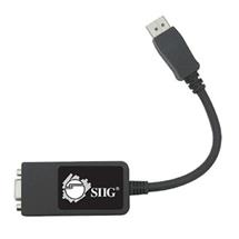Siig CBDP0082S1 video cable adapter 0.24 m VGA (DSub) DisplayPort