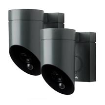 Security Cameras  | Somfy 1870472  2 Grey Outdoor Cameras | Outdoor Surveillance Cameras |
