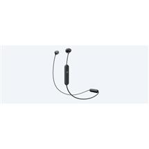 Sony WI-C300 Black Headphones | Quzo UK