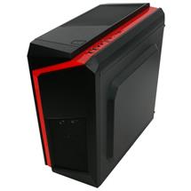 PC Cases | Spire F3 Micro Tower Black, Red | Quzo UK