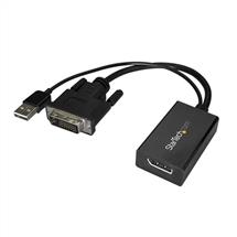 Video Cable | StarTech.com DVI to DisplayPort Adapter  USB Power  1920 x 1200  DVI