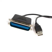 Printer Cables | StarTech.com 10 ft USB to Parallel Printer Adapter - M/M