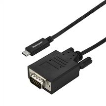 StarTech.com 10ft/3m USB C to VGA Cable  1920x1200/1080p USB Type C to