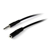 Audio Cables | StarTech.com 1m 3.5mm 4 Position TRRS Headset Extension Cable - M/F