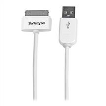 Startech Mobile Phone Cables | StarTech.com 1m (3 ft) Apple 30pin Dock Connector to USB Cable for
