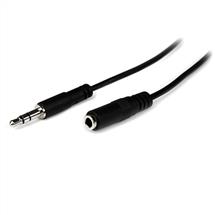 Audio Cables | StarTech.com 1m Slim 3.5mm Stereo Extension Audio Cable - M/F