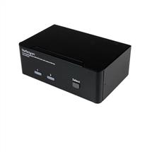 USB KVM Switch | StarTech.com 2 Port Dual DisplayPort USB KVM Switch with Audio & USB