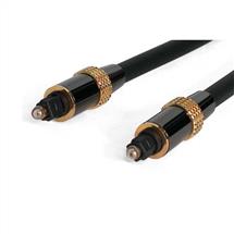 Audio Cables | StarTech.com 20 ft Premium Toslink Digital Optical SPDIF Audio Cable