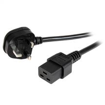 StarTech.com 6ft (2m) UK Computer Power Cable, 16AWG, BS 1363 to C19,