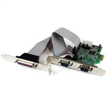 Green, Stainless steel | StarTech.com 2S1P Native PCI Express Parallel Serial Combo Card with