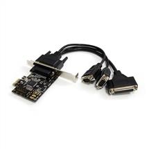 StarTech.com 2S1P PCI Express Serial Parallel Combo Card with Breakout