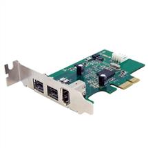 StarTech.com 3 Port 2b 1a Low Profile 1394 PCI Express FireWire Card