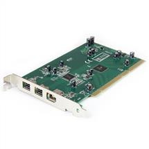 Startech Other Interface/Add-On Cards | StarTech.com 3 Port 2b 1a PCI 1394b FireWire Adapter Card with DV