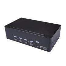 USB KVM Switch | StarTech.com 4-Port Dual DisplayPort KVM Switch - 4K 60Hz