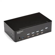 USB KVM Switch | StarTech.com 4 Port HDMI KVM Switch - 4K 30Hz - Dual Display