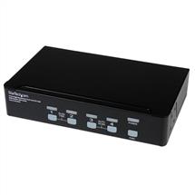 DVI KVM Switch | StarTech.com 4 Port High Resolution USB DVI Dual Link KVM Switch with