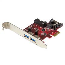 Startech Other Interface/Add-On Cards | StarTech.com 4 Port PCI Express USB 3.0 Card  2 External & 2 Internal