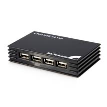 StarTech.com 4 Port Black USB 2.0 Hub | In Stock | Quzo UK